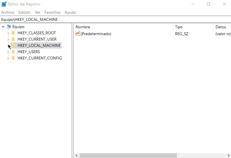Animación del Editor del registro navegando hasta la clave MoSetup y creando dentro un valor DWORD llamado AllowUpgradesWithUnsupportedTPMOrCPU.