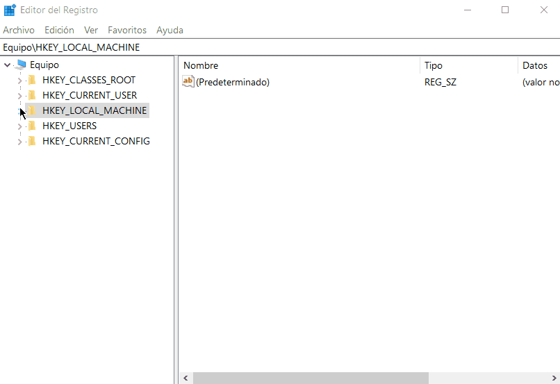 editar registro windows 10 para saltar requisitos actualización a windows 11